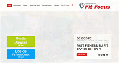Desktop Screenshot of fitfocus.nl