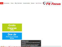 Tablet Screenshot of fitfocus.nl